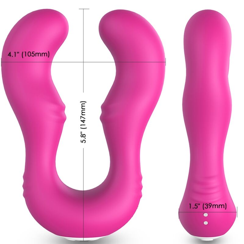 ARMONY - SERAPH VIBRADOR DOBLE CONTROL REMOTO FUCSIA - Imagen 5