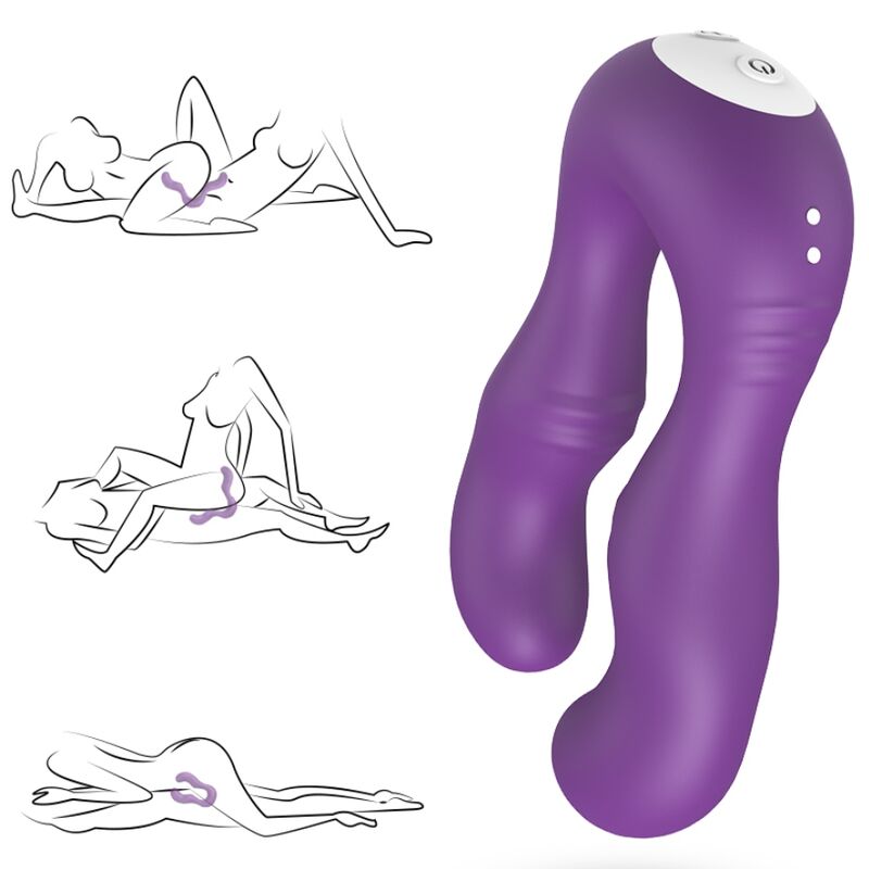 ARMONY - VIBRADOR SERAPH DUPLO CONTROLE REMOTO ROXO - Image 6
