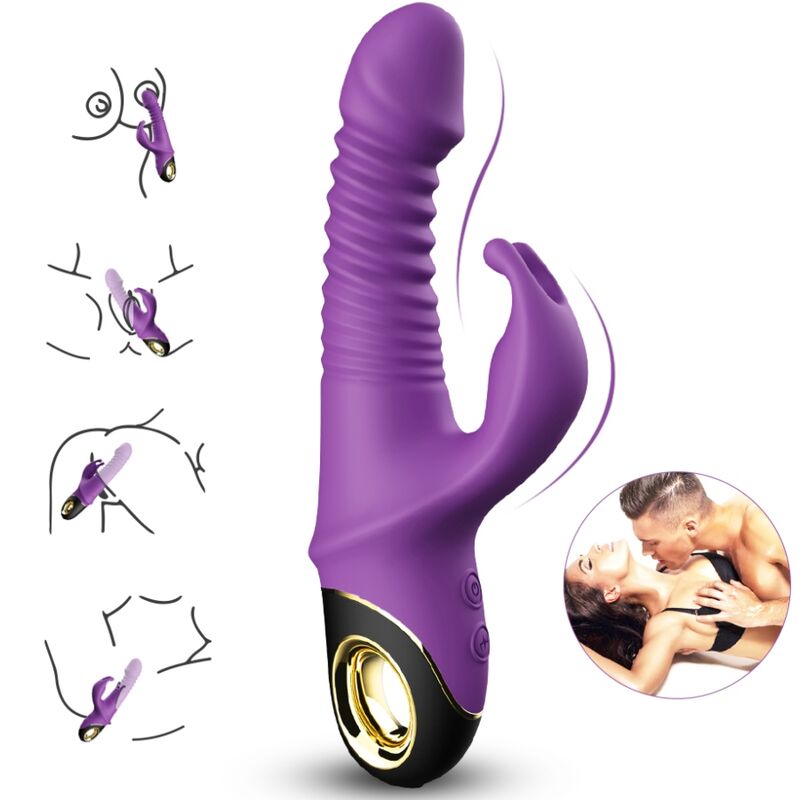 ARMONY - ZING DILDO VIBRATOR RABBIT PURPLE - Image 2