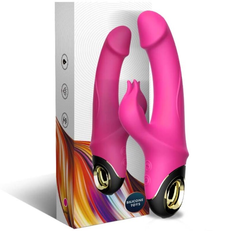 ARMONY - METEROR DILDO VIBRATEUR LAPIN ROTATEUR FUCHSIA – Image 5