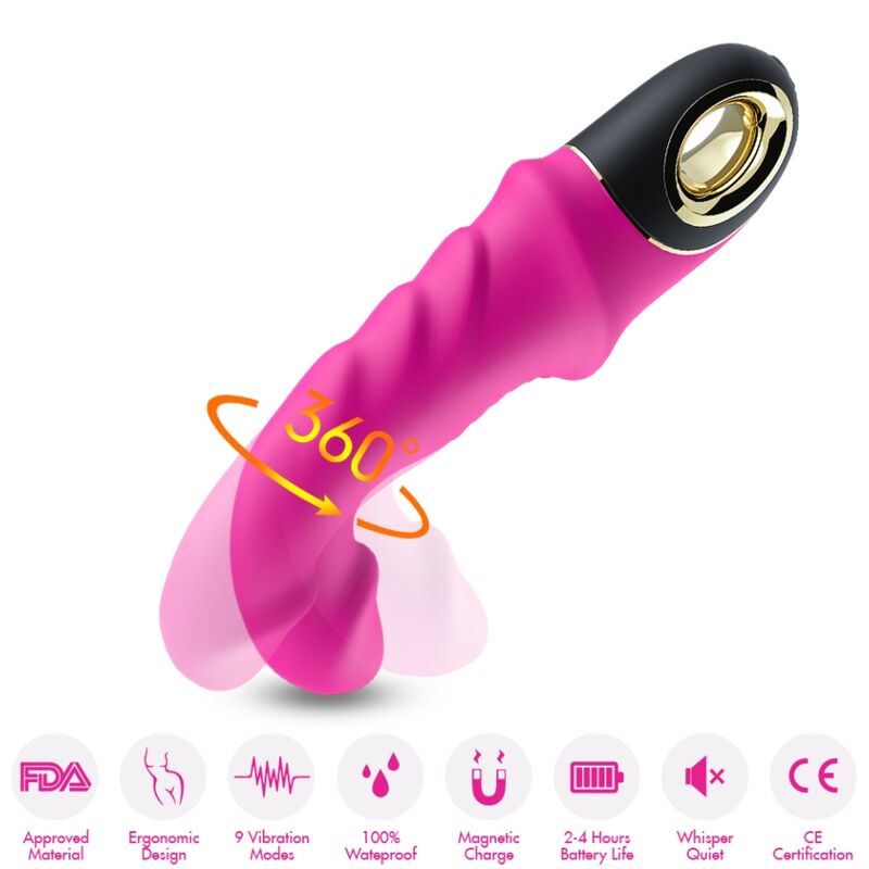 ARMONY - JOYBLADE GODE VIBRATEUR ROTATEUR FUCHSIA – Image 4
