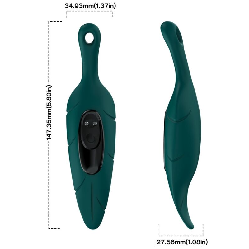 ARMONY - STIMULATEUR & VIBRATEUR VERT FEUILLE – Image 2