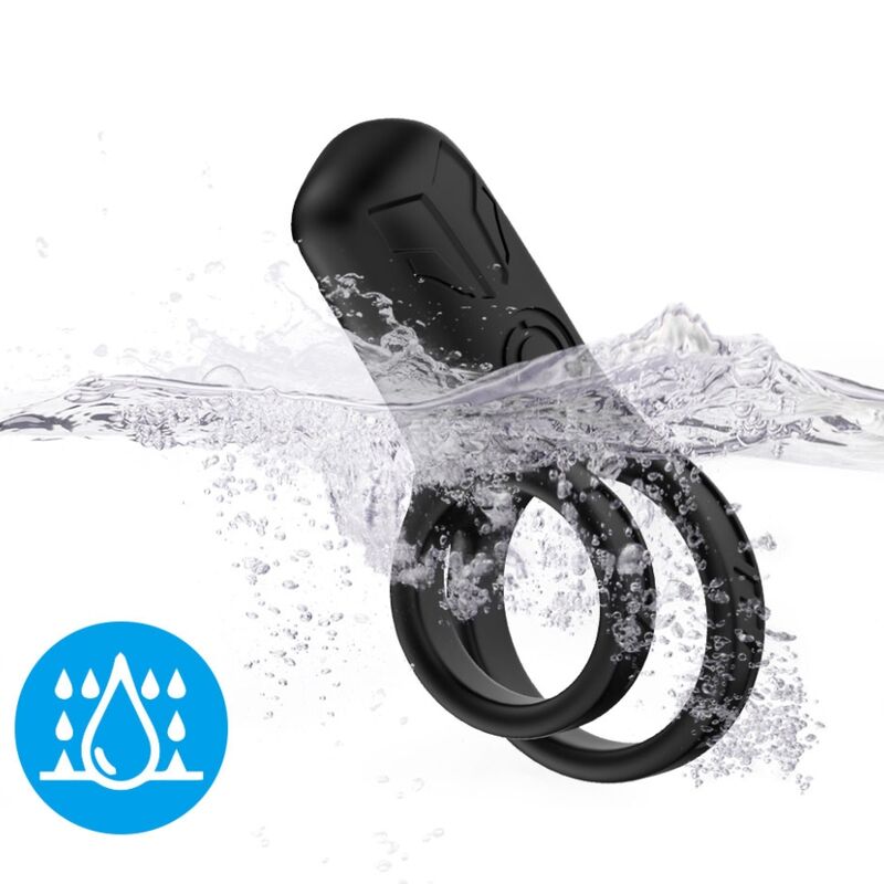 ARMONY - VIBRATEUR DOUBLE ANNEAU NOIR – Image 2