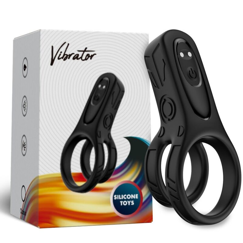 ARMONY - VIBRATEUR DOUBLE ANNEAU NOIR – Image 4