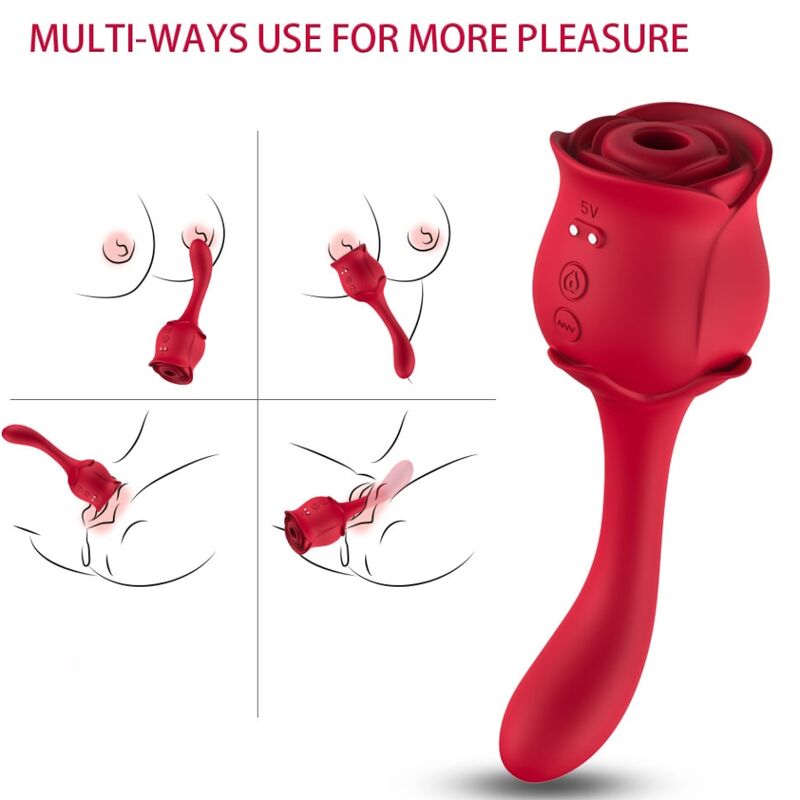 ARMONY - ROSELOVER SUCCION ET STIMULATEUR DE CLITORIS ROUGE – Image 2