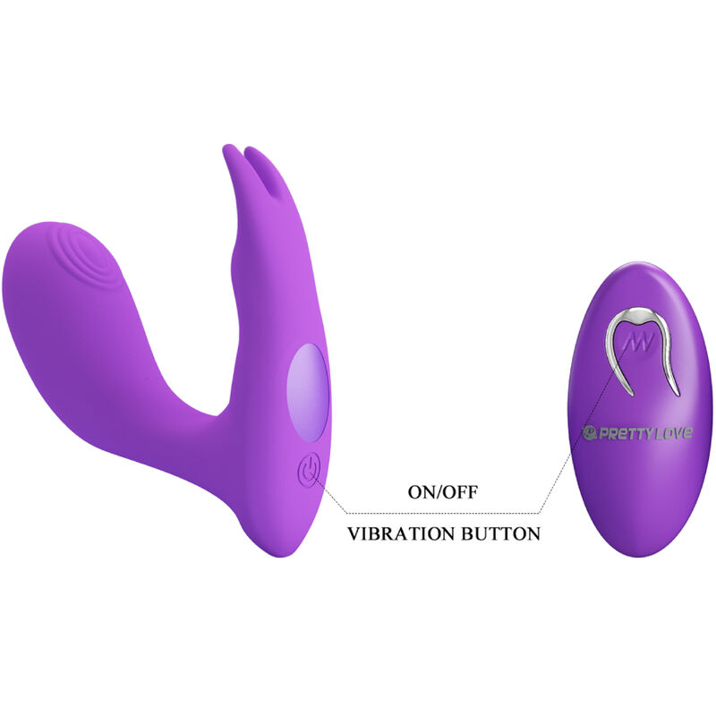PRETTY LOVE - TÉLÉCOMMANDE À VIBRATION ET PULSATION IDABELLE VIOLET – Image 6