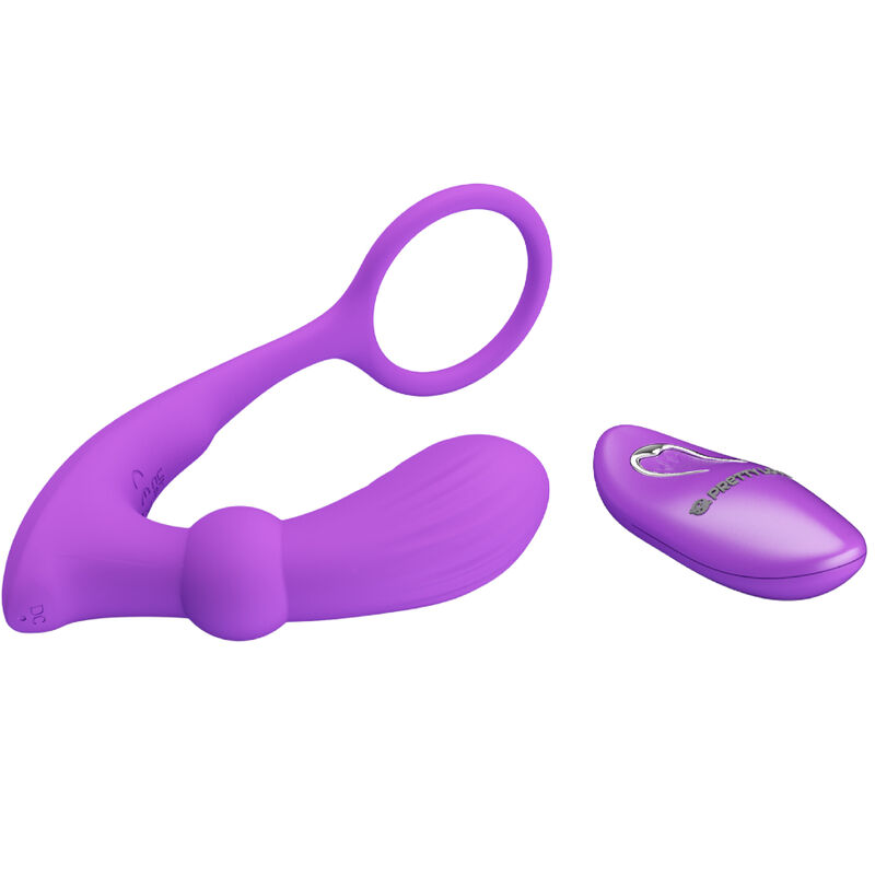 PRETTY LOVE - BAGUE WARREN ET VIBRATEUR ANAL VIOLET – Image 2