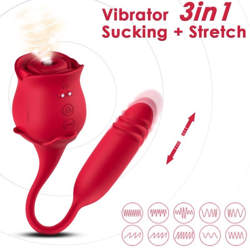 ARMONY - ROSEKNIGTH ASPIRATEUR DE CLITORIS ET VIBRATEUR ROUGE – Image 2