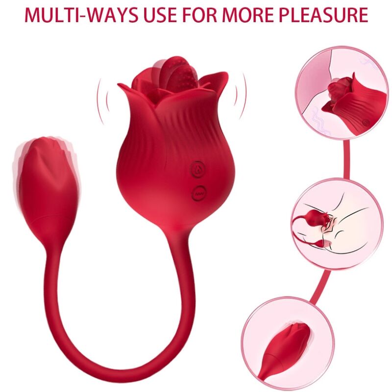 ARMONY - VIBRATEUR ROSE CON COLA ROUGE – Image 2
