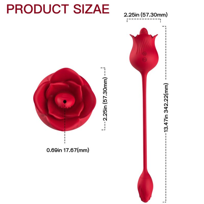 ARMONY - VIBRATEUR ROSE CON COLA ROUGE – Image 5