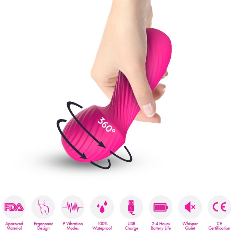 ARMONY - DAZZLE MASSAGER & VIBRATEUR PETIT FUCHSIA – Image 2