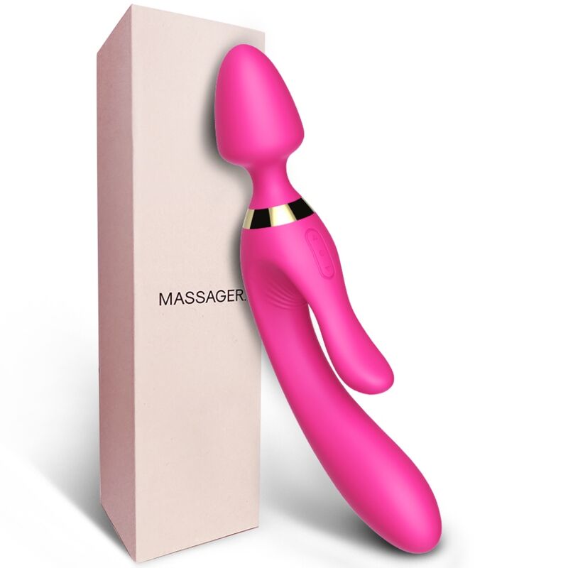 ARMONY - MASSEUR & VIBRATEUR LAPIN FUCHSIA – Image 4