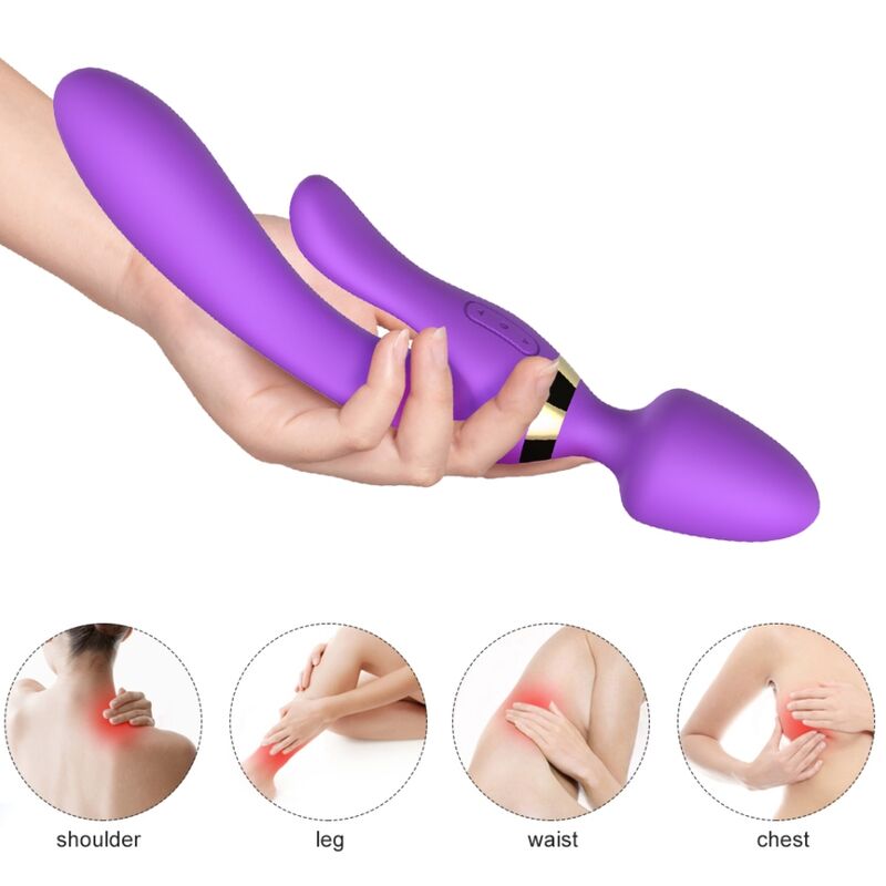 ARMONY - MASSEUR & VIBRATEUR LAPIN VIOLET – Image 2