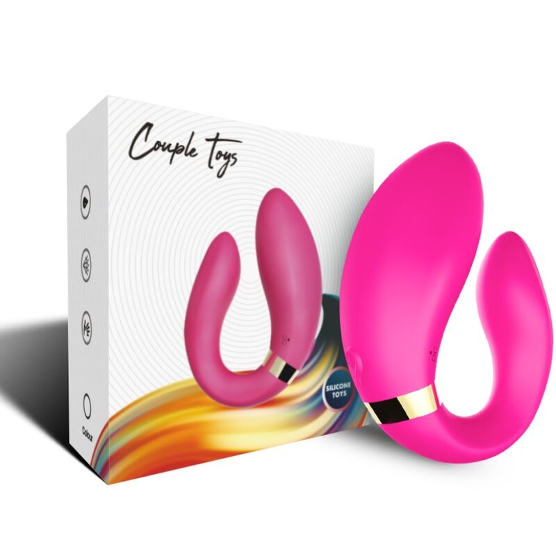 ARMONY - VIBRATORE A MEZZALUNA PER COPPIA TELECOMANDO FUCSIA - immagine 4