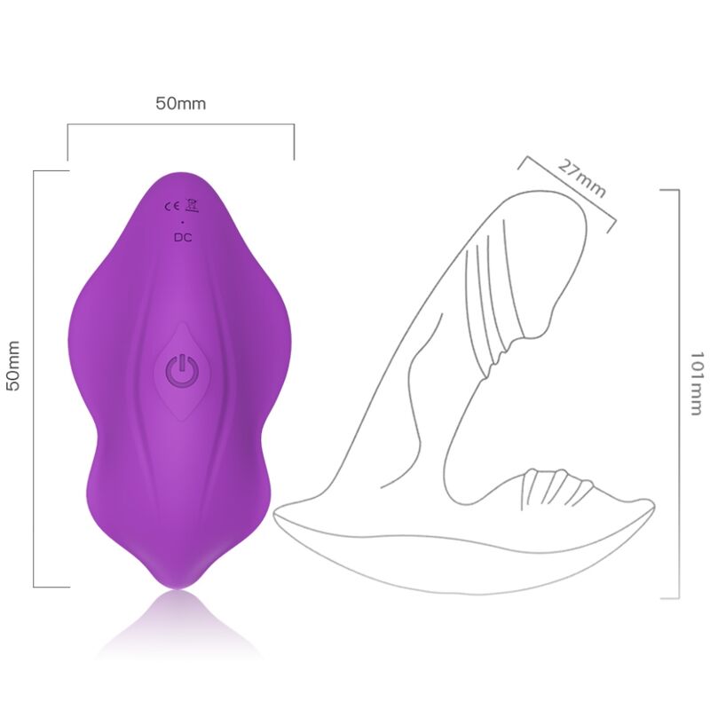 ARMONY - SIFFLET VIBRATEUR INTRODUCTION TÉLÉCOMMANDE VIOLET – Image 2