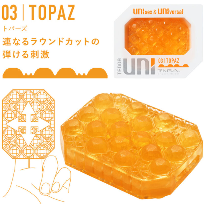 TENGA - PACK DE DÉS DÉS POUR MASTURBATEUR UNI VARIETY 4 UNITÉS – Image 6