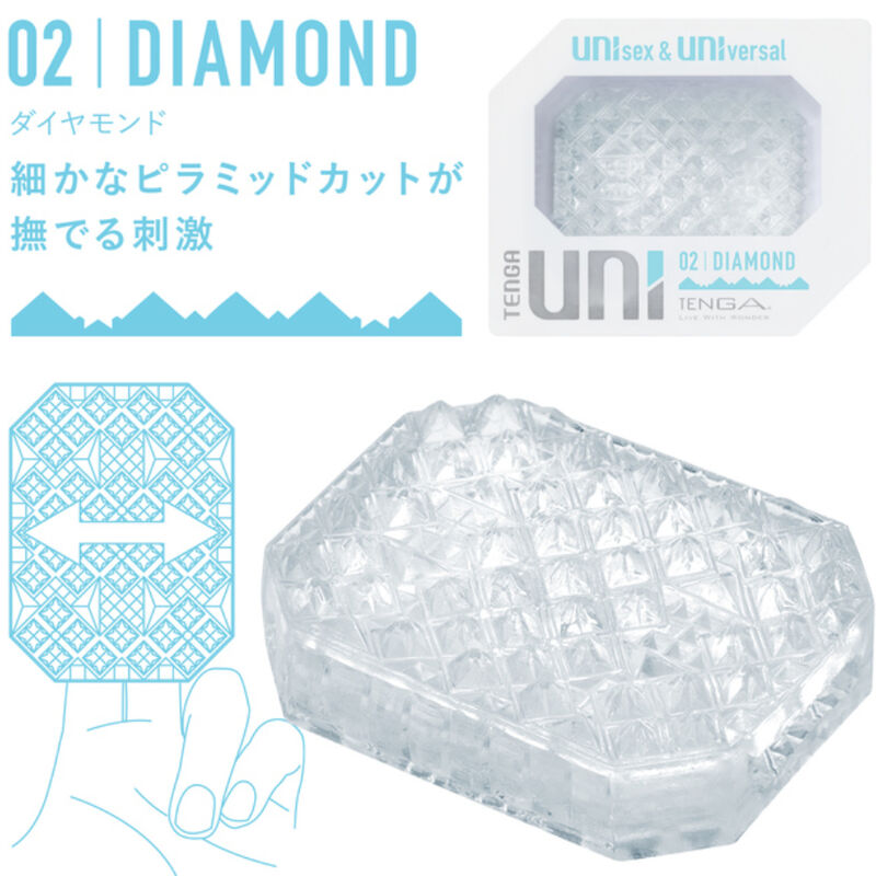 TENGA - PACK DE DÉS DÉS POUR MASTURBATEUR UNI VARIETY 4 UNITÉS – Image 3