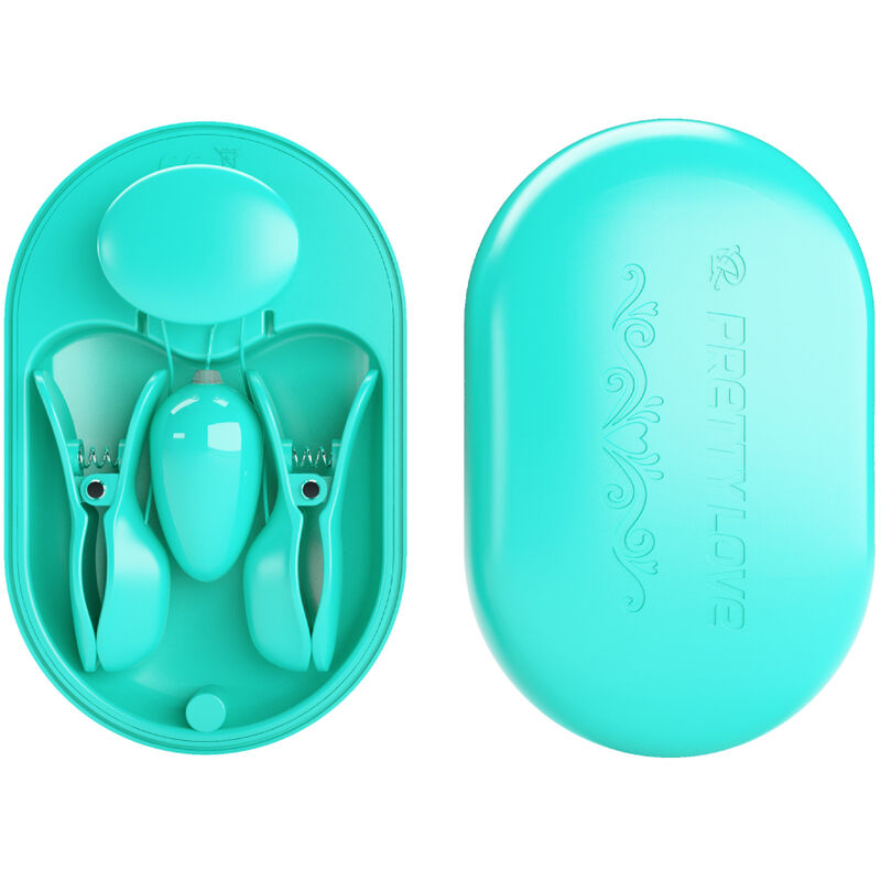 PRETTY LOVE - BOITE SURPRISE PINCE A ELECTRO STIMULATION BLEUE – Image 2