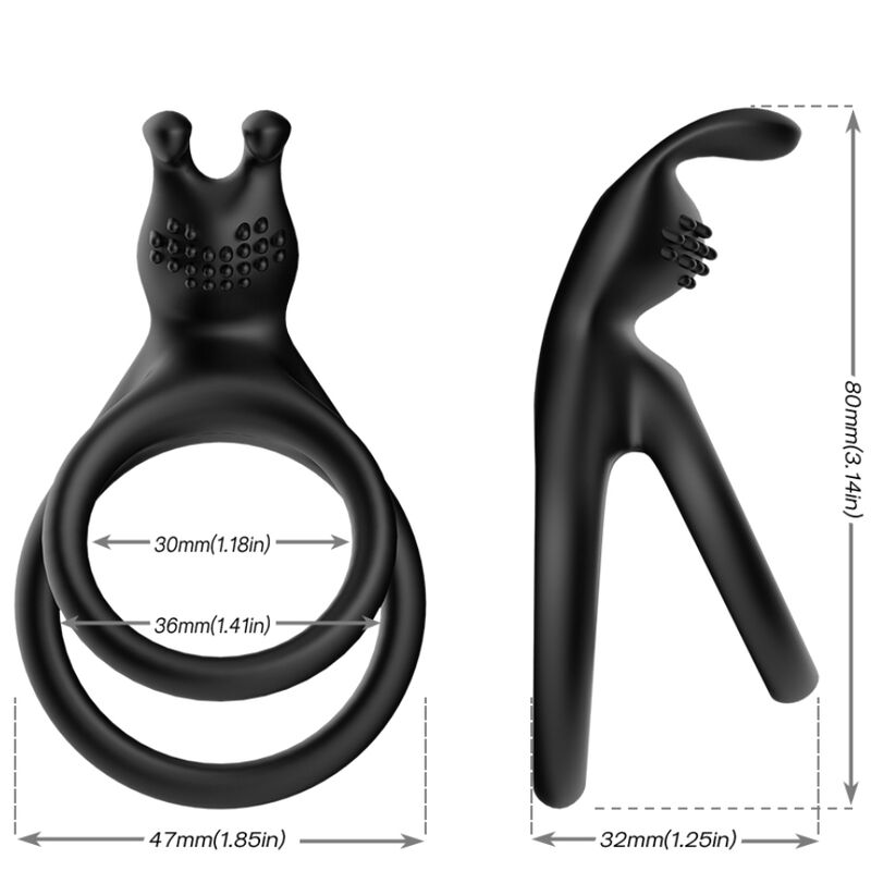ARMONY - TENSY ANILLO DOBLE RABBIT LUMINOSO - Imagen 2