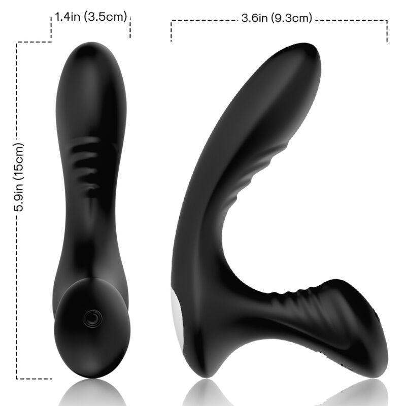 ARMONY - STORM VIBRATEUR ANAL PROSTATE & PLUG TÉLÉCOMMANDE NOIR – Image 3