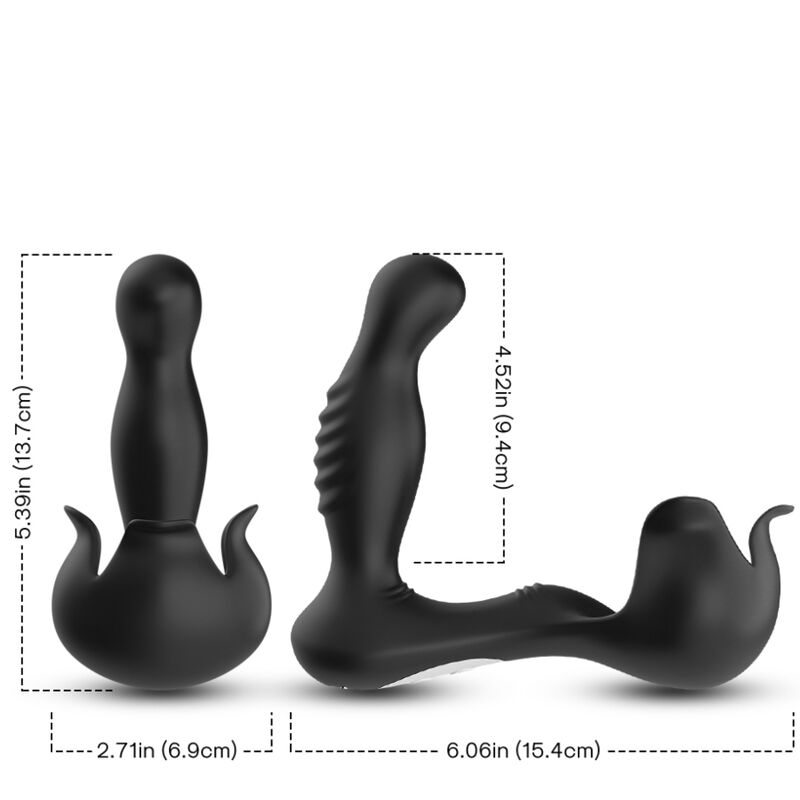 ARMONY - VIBRATEUR SURROUND ANAL & STIMULATEUR TESTICULOS TÉLÉCOMMANDE NOIR – Image 2