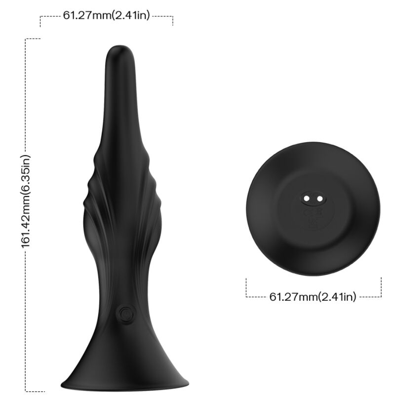 ARMONY - VIBRATEUR & PLUG ANAL TÉLÉCOMMANDE NOIR – Image 4