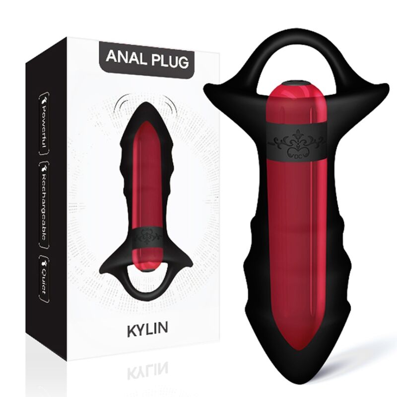ARMONY - KYLIN DEDAL VIBRADOR & PLUG ANAL CONTROL REMOTO NEGRO - Imagen 3
