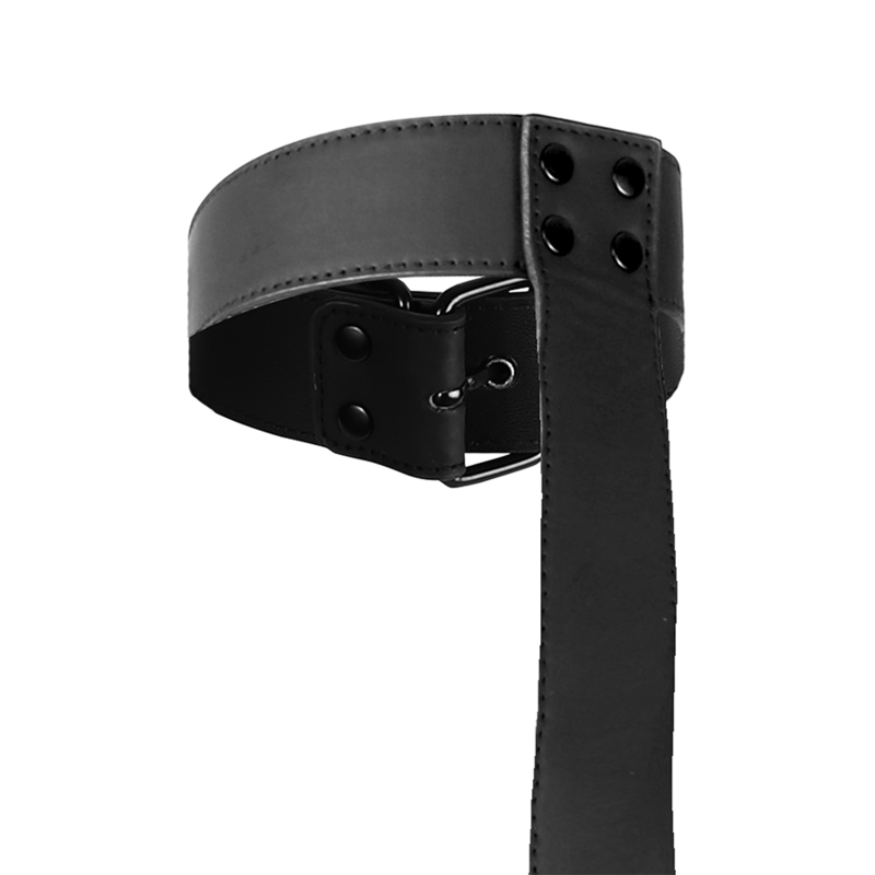 FETISH SUBMISSIVE BONDAGE - CONJUNTO DE SUJECIÓN PARA EL CUERPO DE CUELLO Y MUÑEQUERAS - Imagen 5