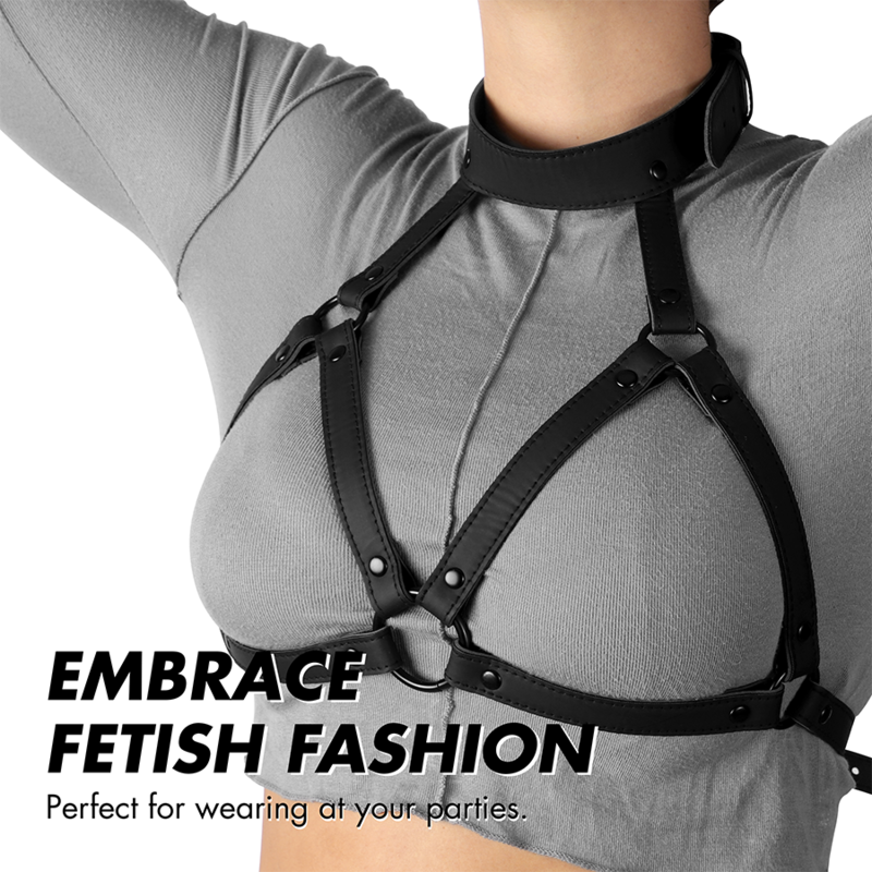 FETISH SUBMISSIVE BONDAGE - IMBRACATURA TORACE REGOLABILE - immagine 6