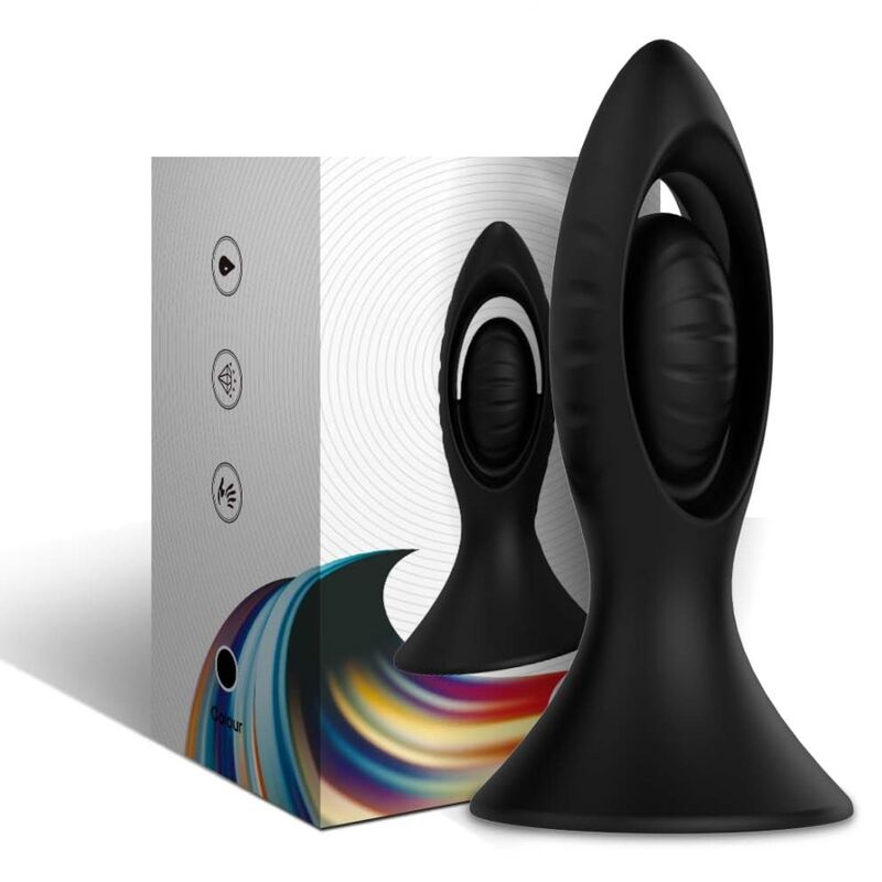 ARMONY - VIBRATEUR & PLUG ANAL SILICONE NOIR – Image 2