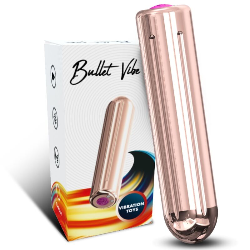 ARMONY - WARHEAD VIBRATOR BULLET TÉLÉCOMMANDE DORÉ 2 CM X 8.8 CM – Image 5