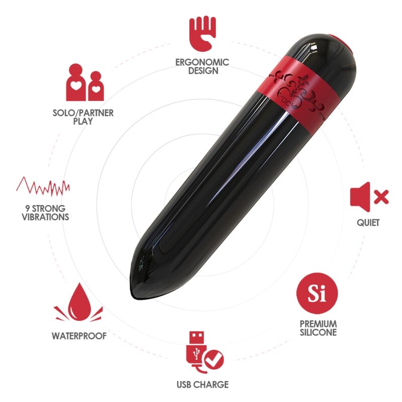 ARMONY - ROCKET VIBRATOR BULLET FERNBEDIENUNG SCHWARZ – Bild 3