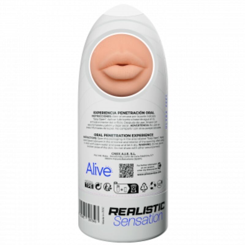ALIVE - MASTURBADOR MASCHIO FLEX ORALE TAGLIA M - immagine 4