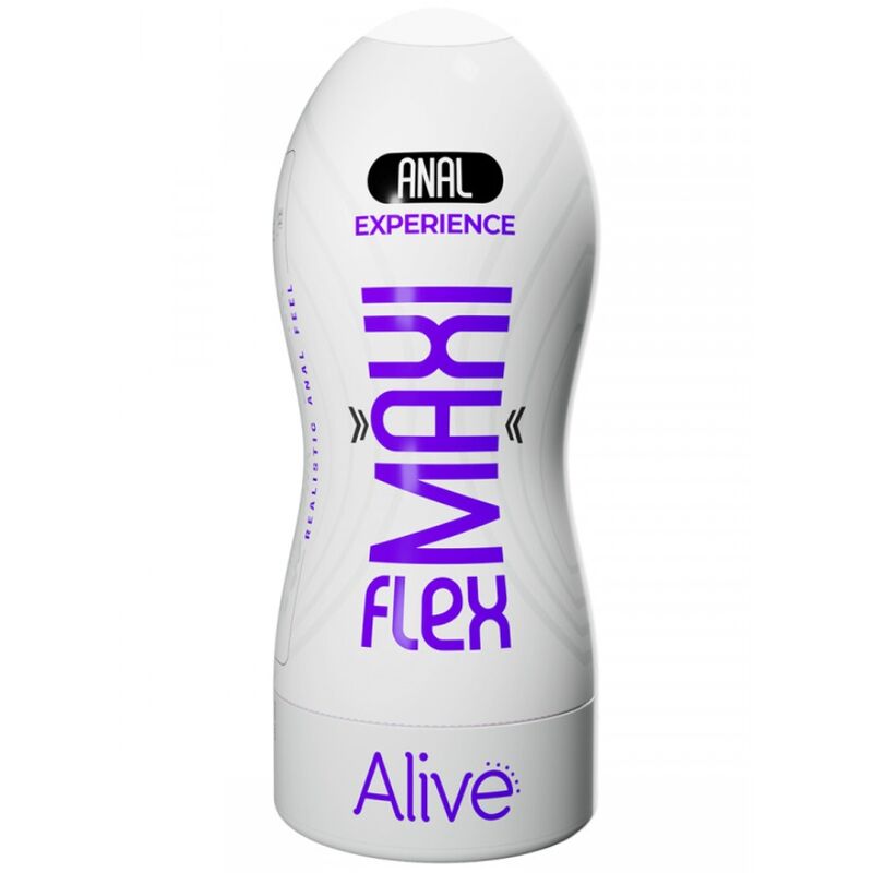 ALIVE - MAXI FLEX MASTURBADOR MASCULINO ANO TALLA L - Imagen 4