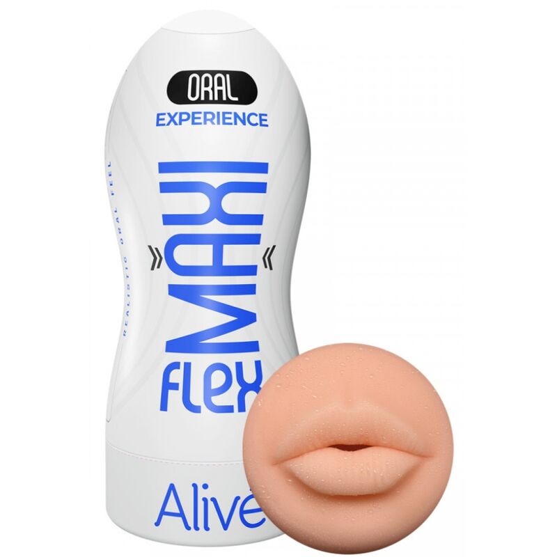 ALIVE - MASTURBADOR MASCHIO MAXI FLEX ORALE TAGLIA L - immagine 5