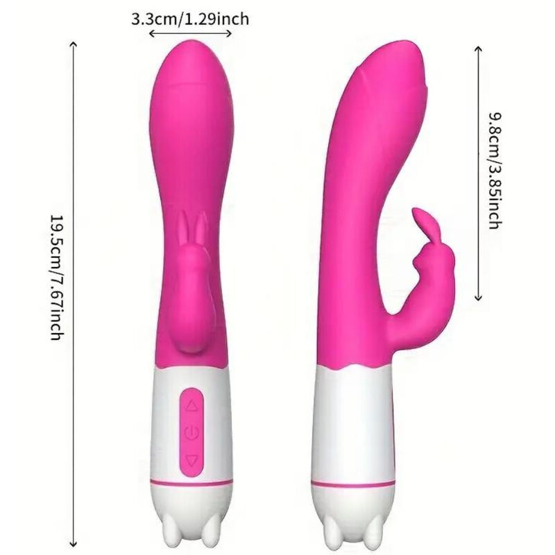 ARMONY - HAPPY VIBRADOR & ESTIMULADOR RABBIT FUCSIA - Imagen 6