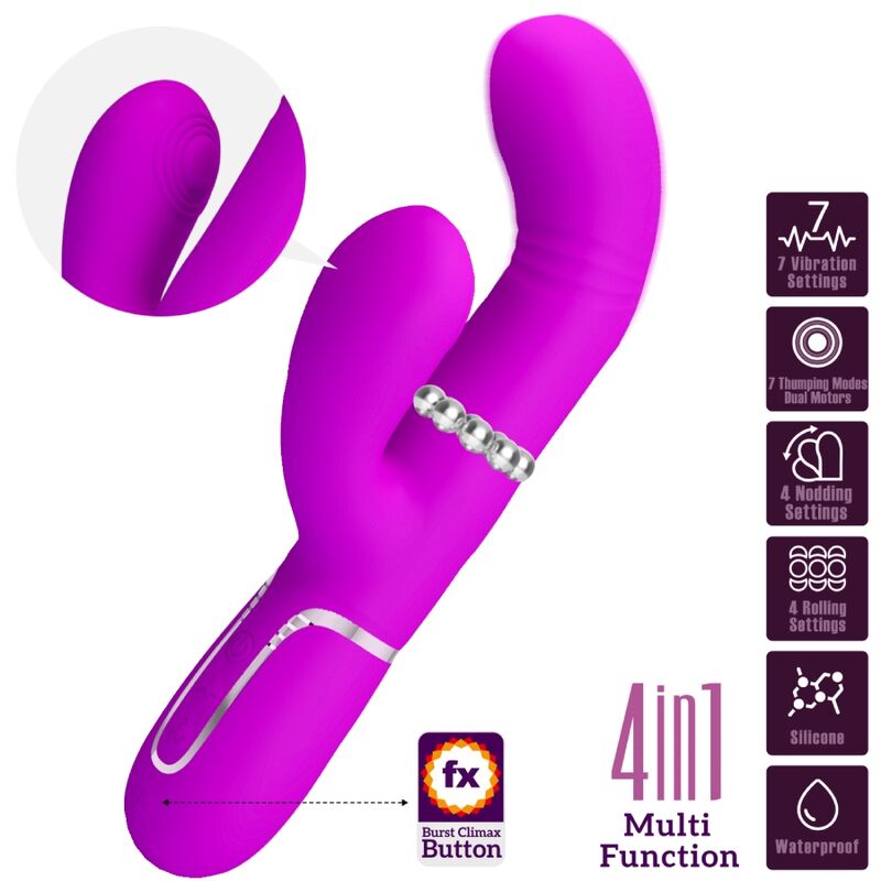 PRETTY LOVE - MULTIFUNCTION G-SPOT VIBRATOR FUCHSIA - Image 2