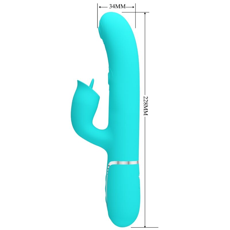 BONITO AMOR - VIBRADOR DE COELHO COM LAMBIDA AQUA VERDE - Image 3