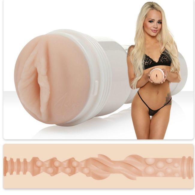 FLESHLIGHT - ELSA JEAN VAGINA TASTY + UNIVERSAL LAUNCH + AQUA QUALITY LUBRICANT 50 ML - Image 4