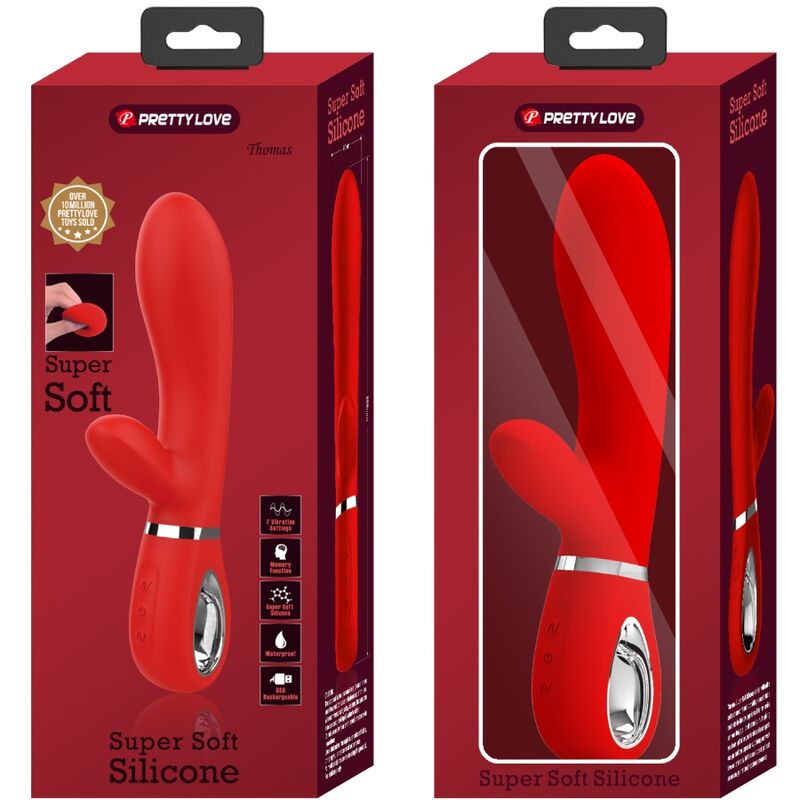 PRETTY LOVE - THOMAS MULTIFUNCTION G-SPOT VIBRATOR RED - Image 6