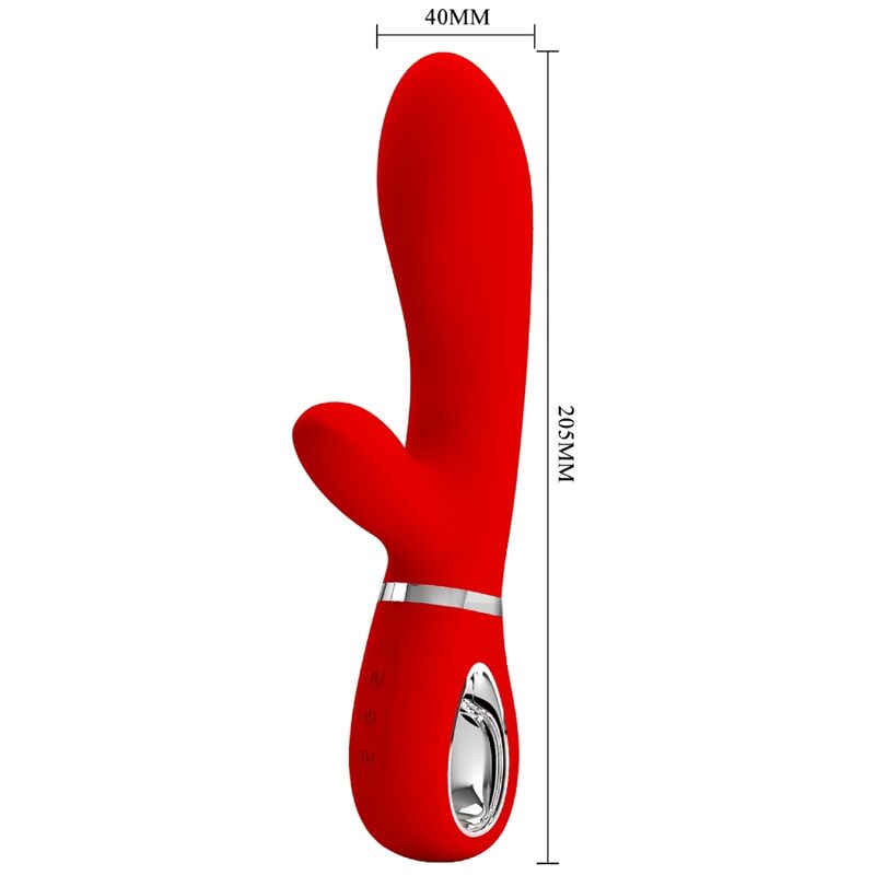 PRETTY LOVE - THOMAS MULTIFUNCTION G-SPOT VIBRATOR RED - Image 4