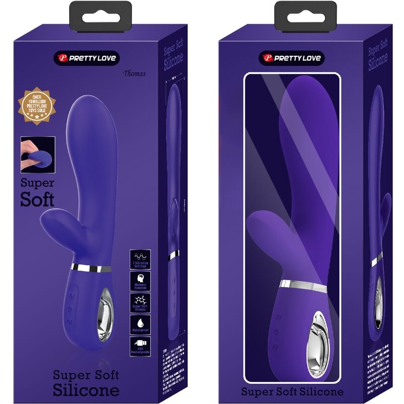 PRETTY LOVE - VIBRADOR MULTIFUNO G-SPOT THOMAS ROXO - Image 5