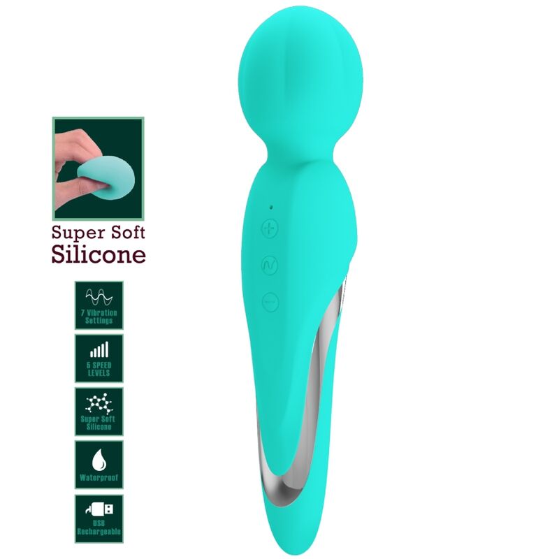PRETTY LOVE - WALTER VIBRATOR STAB AQUA GRÜN – Bild 5