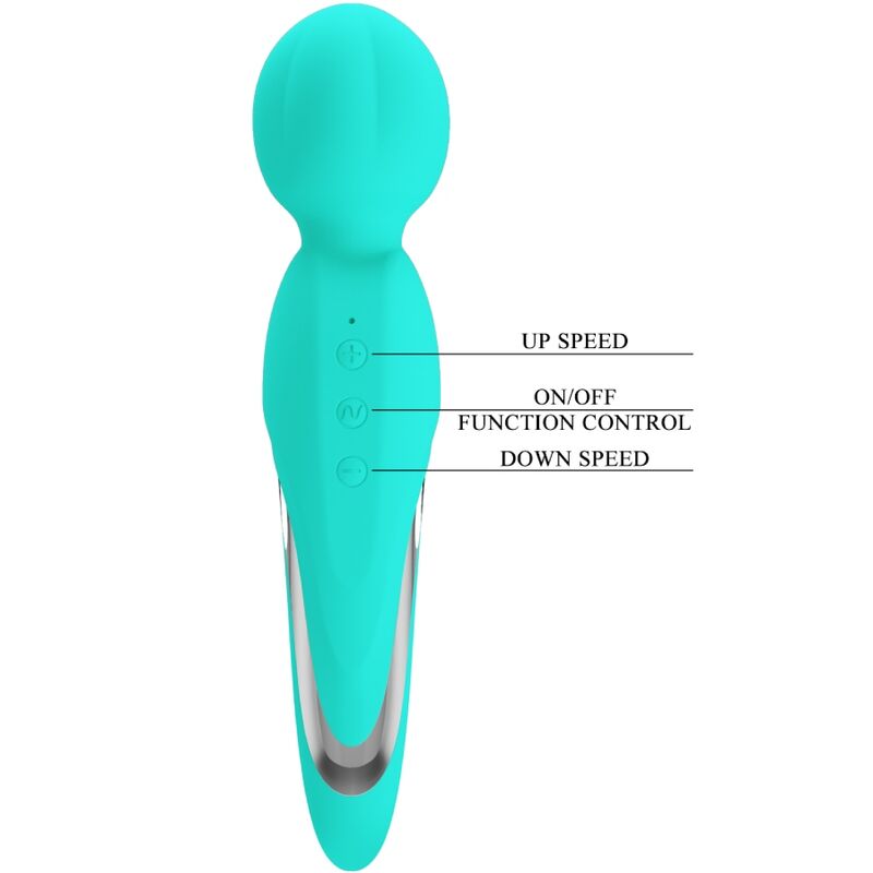 PRETTY LOVE - WALTER VIBRATOR STAB AQUA GRÜN – Bild 3