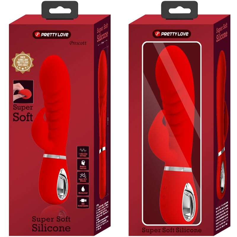 PRETTY LOVE - PRESCOTT MULTIFUNCTION G-SPOT VIBRATOR RED - Image 5