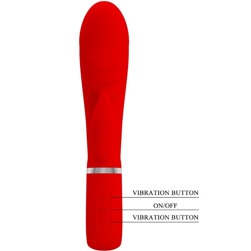 PRETTY LOVE - PRESCOTT MULTIFUNCTION G-SPOT VIBRATOR RED - Image 2