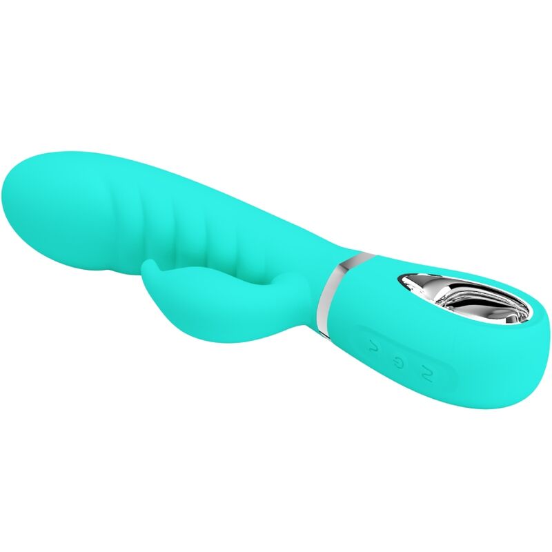 PRETTY LOVE - VIBRADOR PRESCOTT MULTIFUNÕES G-SPOT AQUA VERDE - Image 9
