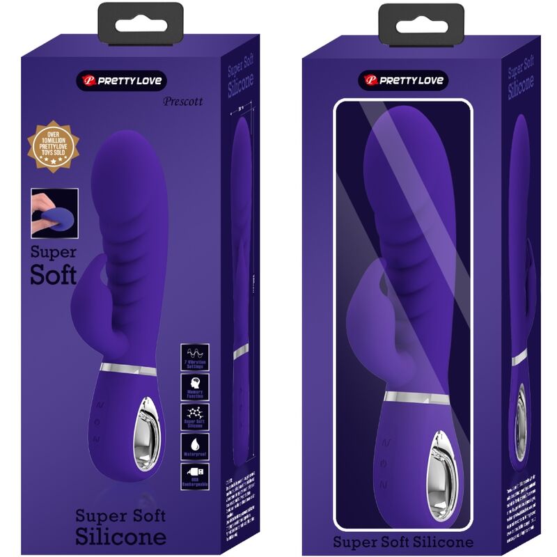PRETTY LOVE - PRESCOTT MULTIFUNCTION G-SPOT VIBRATOR PURPLE - Image 2