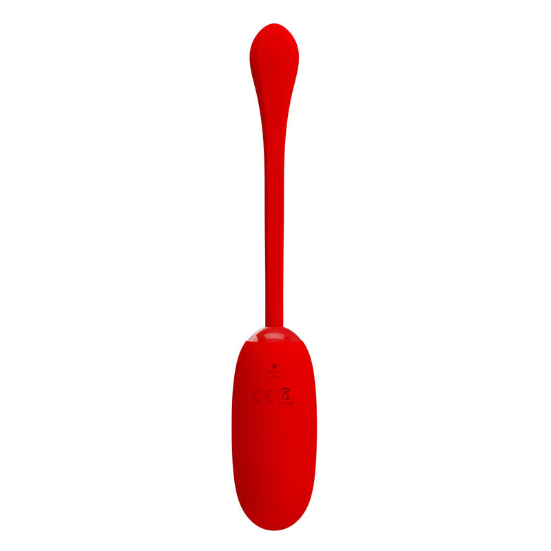 PRETTY LOVE - UOVO VIBRANTE JULIUS IMPERMEABILE-RICARICABILE ROSSO - immagine 3