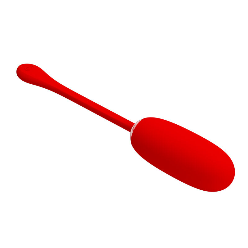 PRETTY LOVE - UOVO VIBRANTE JULIUS IMPERMEABILE-RICARICABILE ROSSO - immagine 10